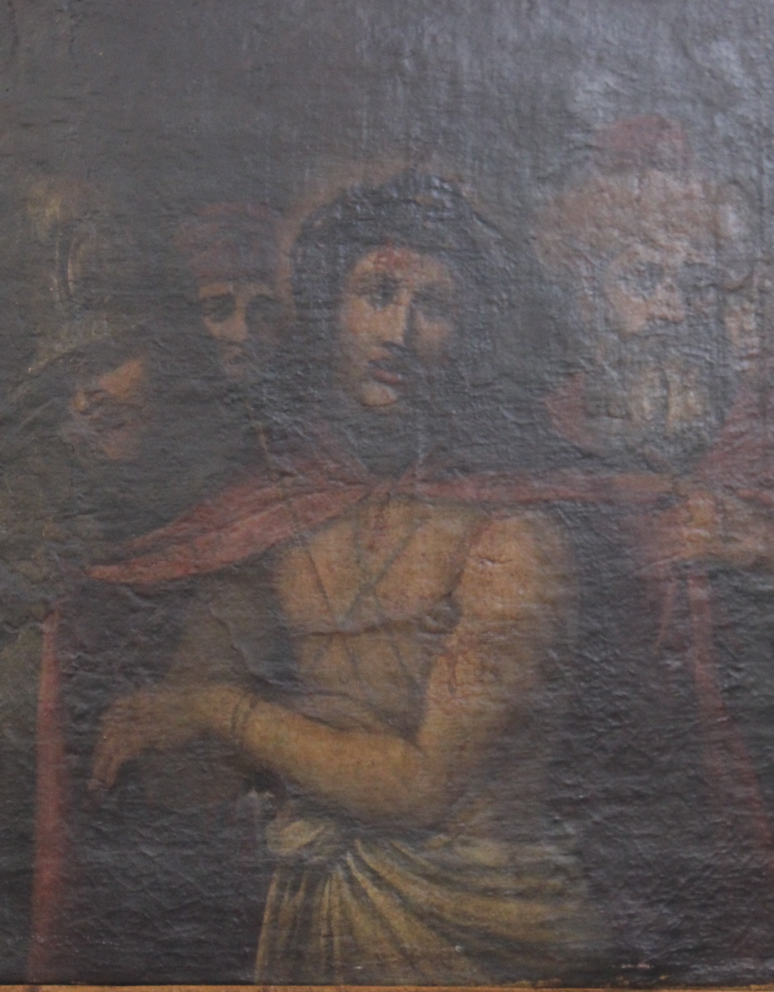 Continental School (18th Century)Christ crowned with thornsOil on canvas, laid on canvas 83cm x 67.