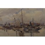 Attributed to William Thomas Hawksworth (1853-1935)Sailing boatsWatercolourUnsignedLabelled to