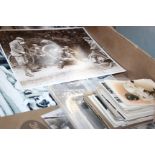 [Ephemera] A Collection of Large Format Black and White Photographic Images postcards and other