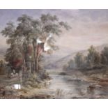 C... McArthur (19th Century)'On the Derwent'WatercolourSigned lower left40cm x 49cm