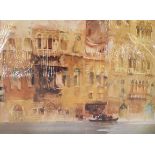 After Sir William Russell Flint, RA (1880-1969)'A Palazzo on the Grand Canal, Venice'Limited edition