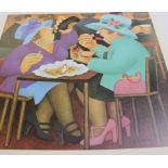 Beryl Cook (1926-2008)'Ladies who lunch'Reproduction printPencil signed to lower right marginPub.