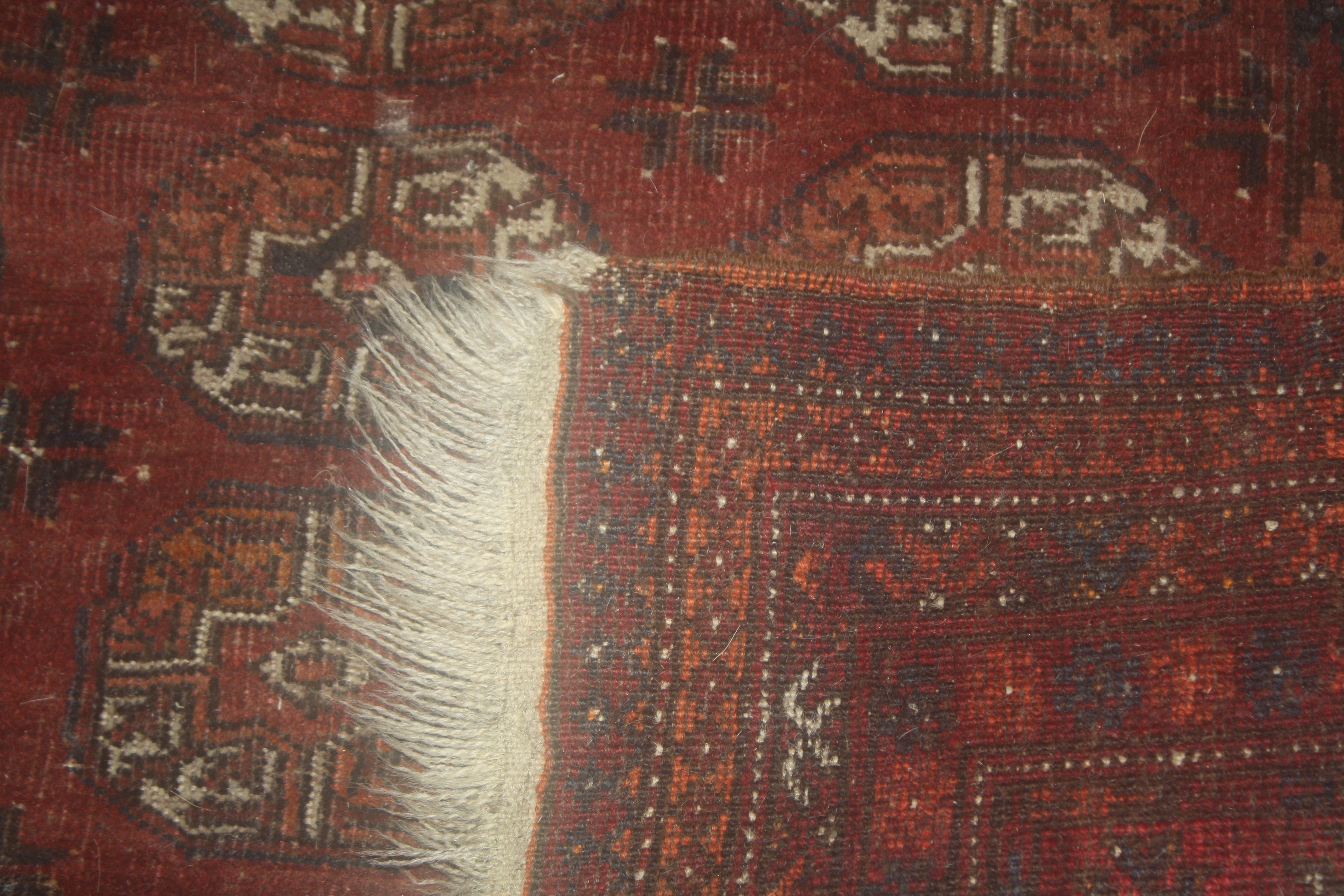 A Chinese rug, 180 x 270cm two Bokhara rugs, and a further Quashqai rug - Image 6 of 7