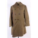 [Militaria] A Great War U.S. Olive Drab Wool Overcoat of standard production specification with