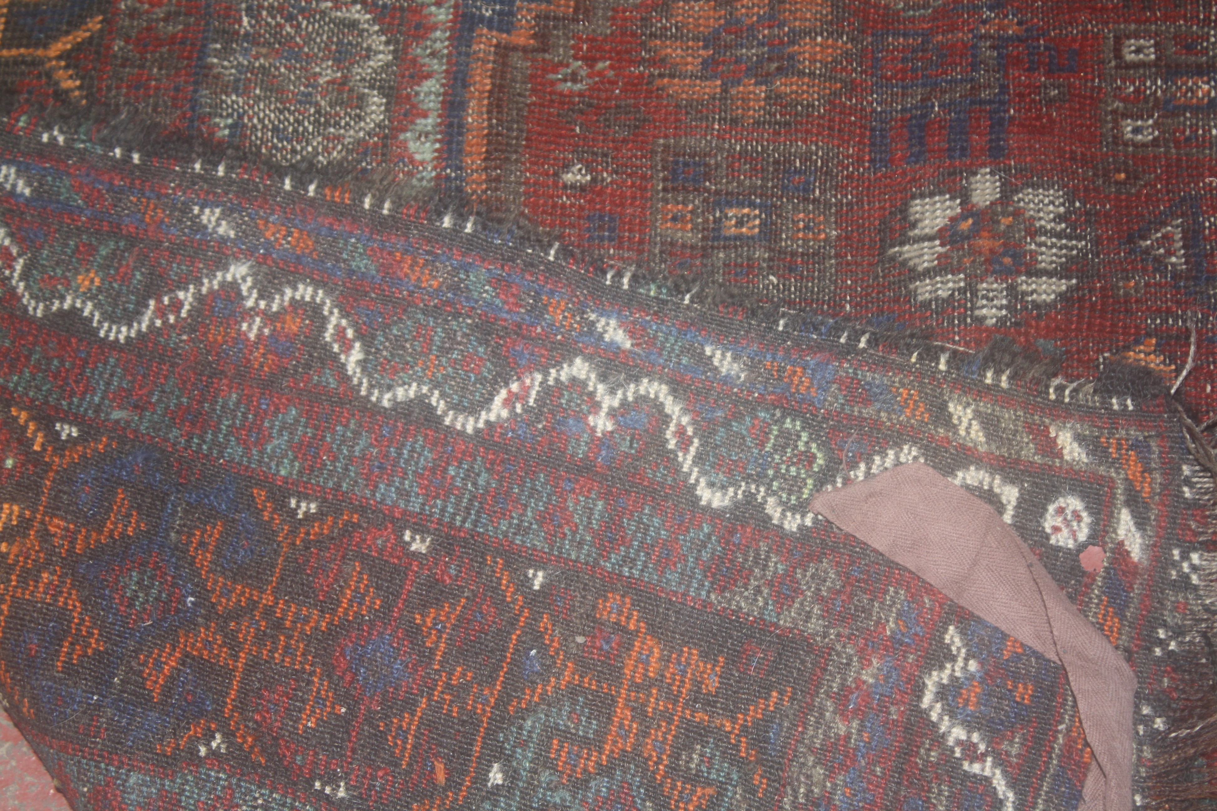 A Chinese rug, 180 x 270cm two Bokhara rugs, and a further Quashqai rug - Image 4 of 7