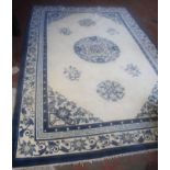 A Chinese rug, 180 x 270cm two Bokhara rugs, and a further Quashqai rug