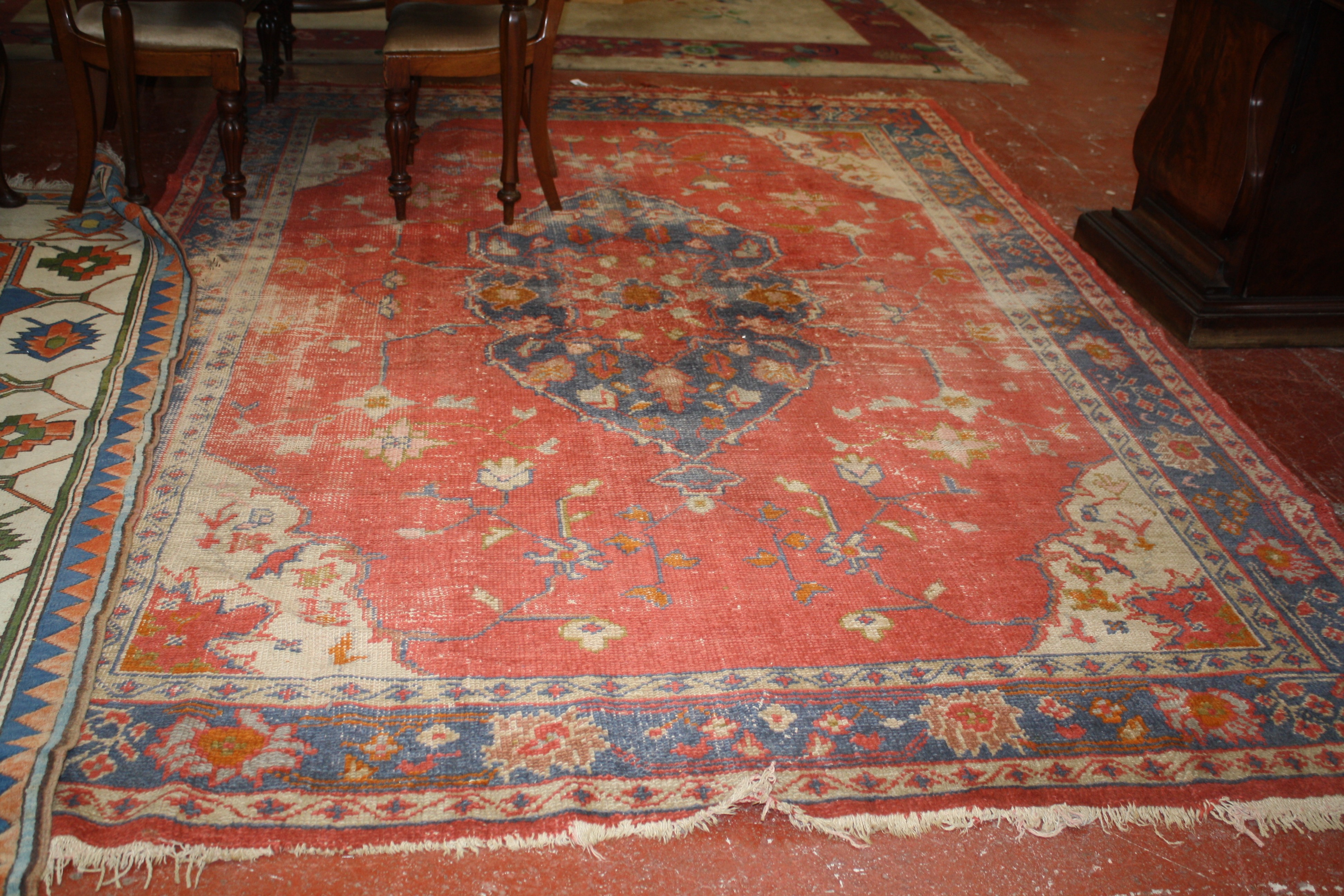 An Ushak carpet, approximately 227cm x 330cm