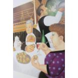 Beryl Cook (1926-2008)'Dining in Paris'Reproduction printPencil signed to lower right