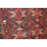 A Bokhara carpet, a Kurdish rug, Afghan rug, North West Persian runner 315 x 450cm