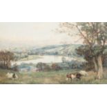 David Farquharson (1840-1907)The Seine from St CloudWatercolourSigned and dated ƒ21.6cm x