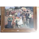 Manner of Alfred Munnings'Apple Seller'Oil on canvasUnsigned60cm x 76cm