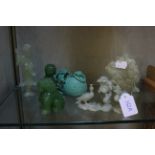 A quantity of modern Jadeite and other Oriental items