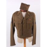 [Militaria] A Second World War U.S. Enlisted Mans Wool Field Jacket or ‘Ike Jacket’ of standard