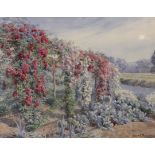 Beatrice E. Parsons (1870 - 1955)A pair of English gardensWatercolourBoth signed, lower rightEach