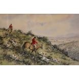 Trevor Parkin (b. 1935)Hunting Scene WatercolourSigned lower right25.5cm x 40.5cm A quantity of