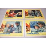 [Militaria] Ephemera - An Original Set of Eight Cinema Foyer Cards for the 1965 Release of the D-Day