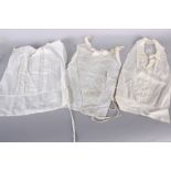 A collection of early 20th century lace, cotton and Broderie Anglaise collars; together with modesty