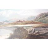 Charles Leslie (19th Century)'Llyn Oswen, North Wales' Oil on board Signed and indistinctly dated