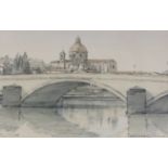 Nicholas Cochrane (20th Century)View of FlorenceWatercolourSigned lower right16cm x 21cm