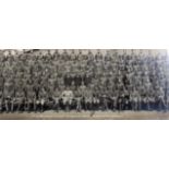 A Large Great War Panoramic Group Photograph - RAF Filton dated 1918, framed.