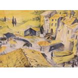 Cicely Osmond-Smith (20th Century British)'Sienna Market'Limited edition print no. 10/14Signed in