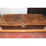 A gun box with mounted plaque 'Hobsons & Sons. Military Outfitters..'