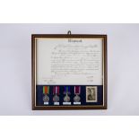 A Second World War Group of Four to Warrant Officer R. Saveall Royal Army Pay Corps Defence Medal,