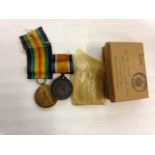 Two WWI medals and a WWII medal