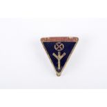 A Second World War Deutsches Frauen Enamel Pin Badge marked RZM M1/25 to reverse, complete with