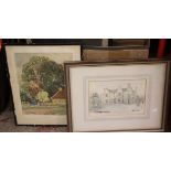 A quantity of assorted decorative prints and other items