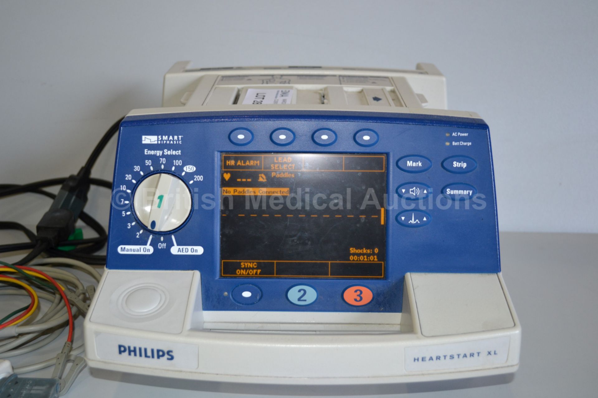 Philips Heartstart XL Smart Biphasic Defibrillator - Image 2 of 3