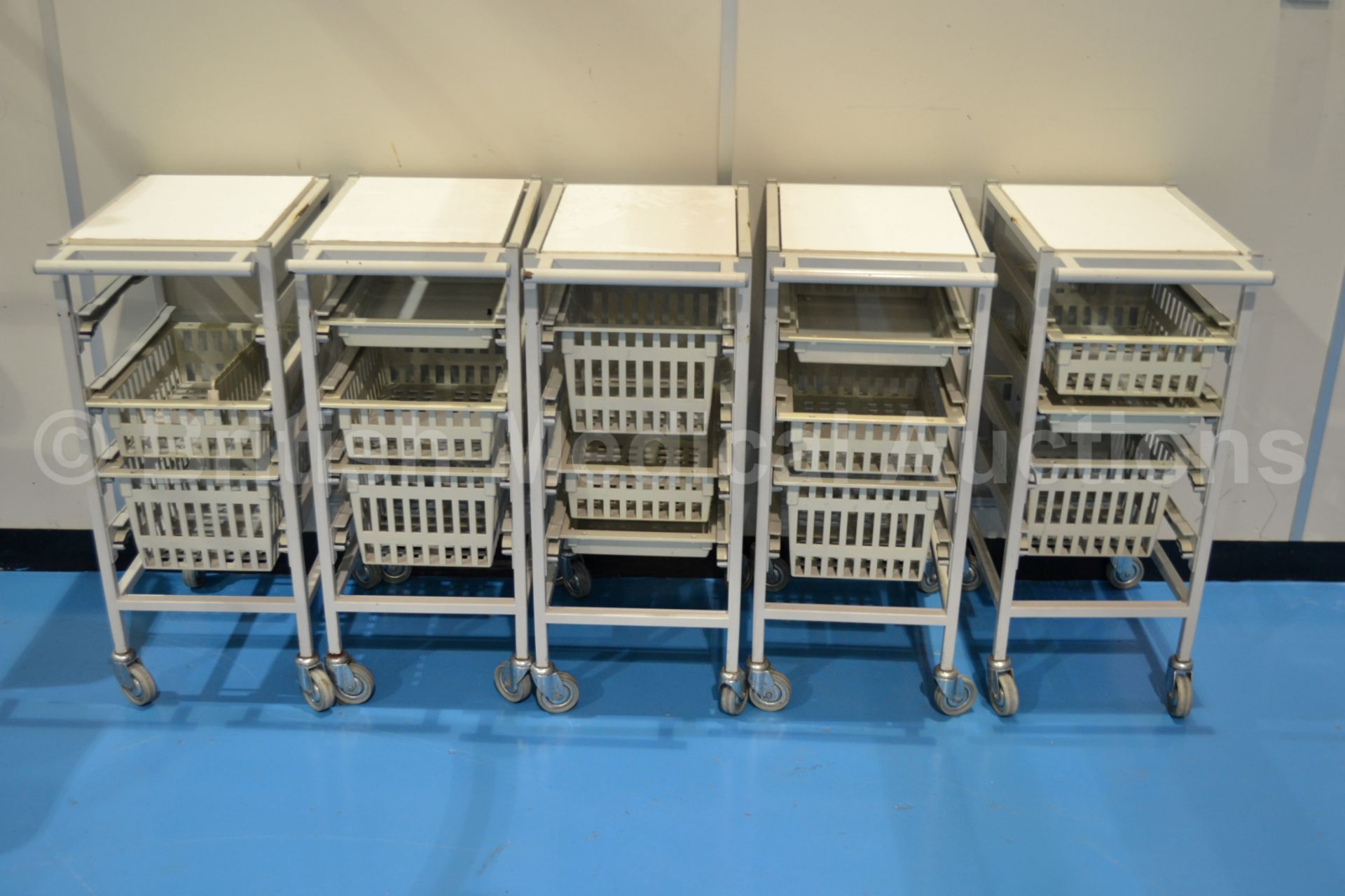 Lot of Medical Trolleys/Drawers