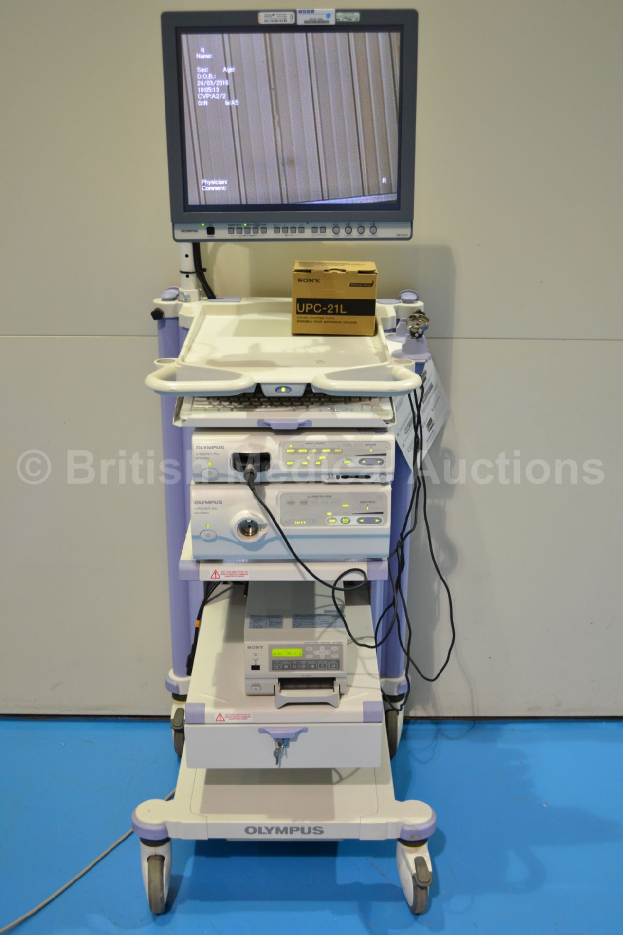 Olympus WM-NP1 Endoscopy Stack System Includes Oly