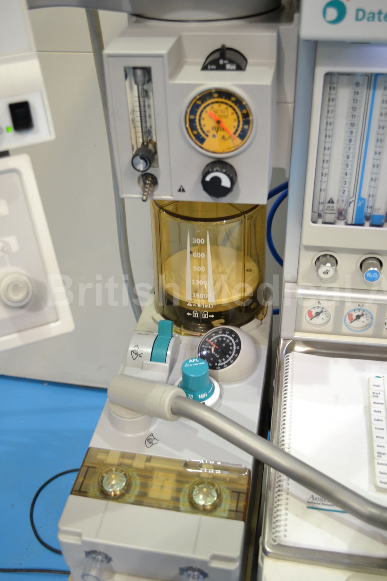 Datex Ohmeda Aestiva/5 Anaesthetic Trolley with Da - Image 6 of 7