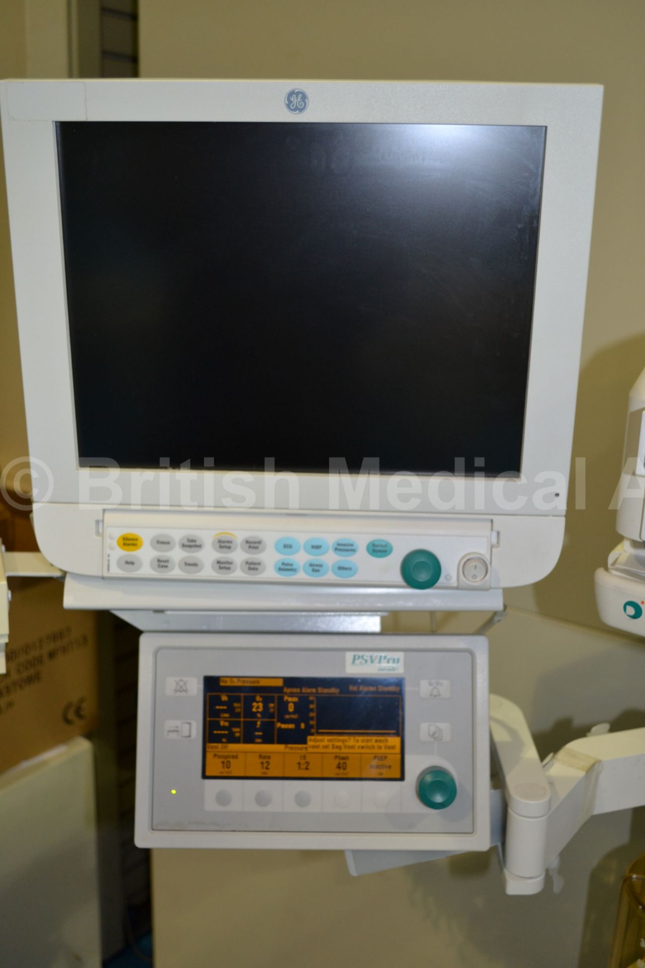 Datex Ohmeda Aespire Anaesthetic Trolley with GE U - Image 2 of 7