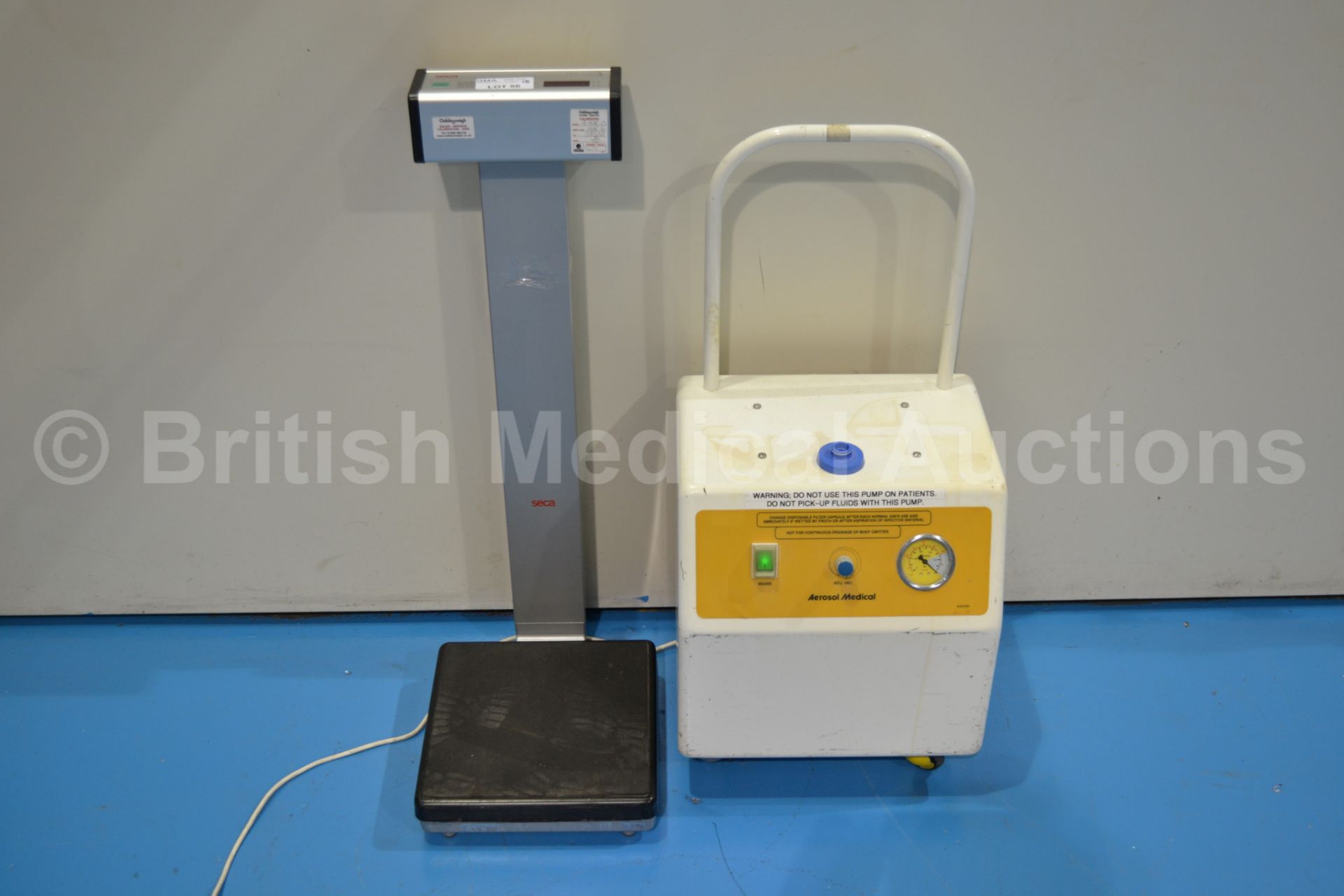 Aerosol Medical Sam 35 Suction Unit (Powers Up) an