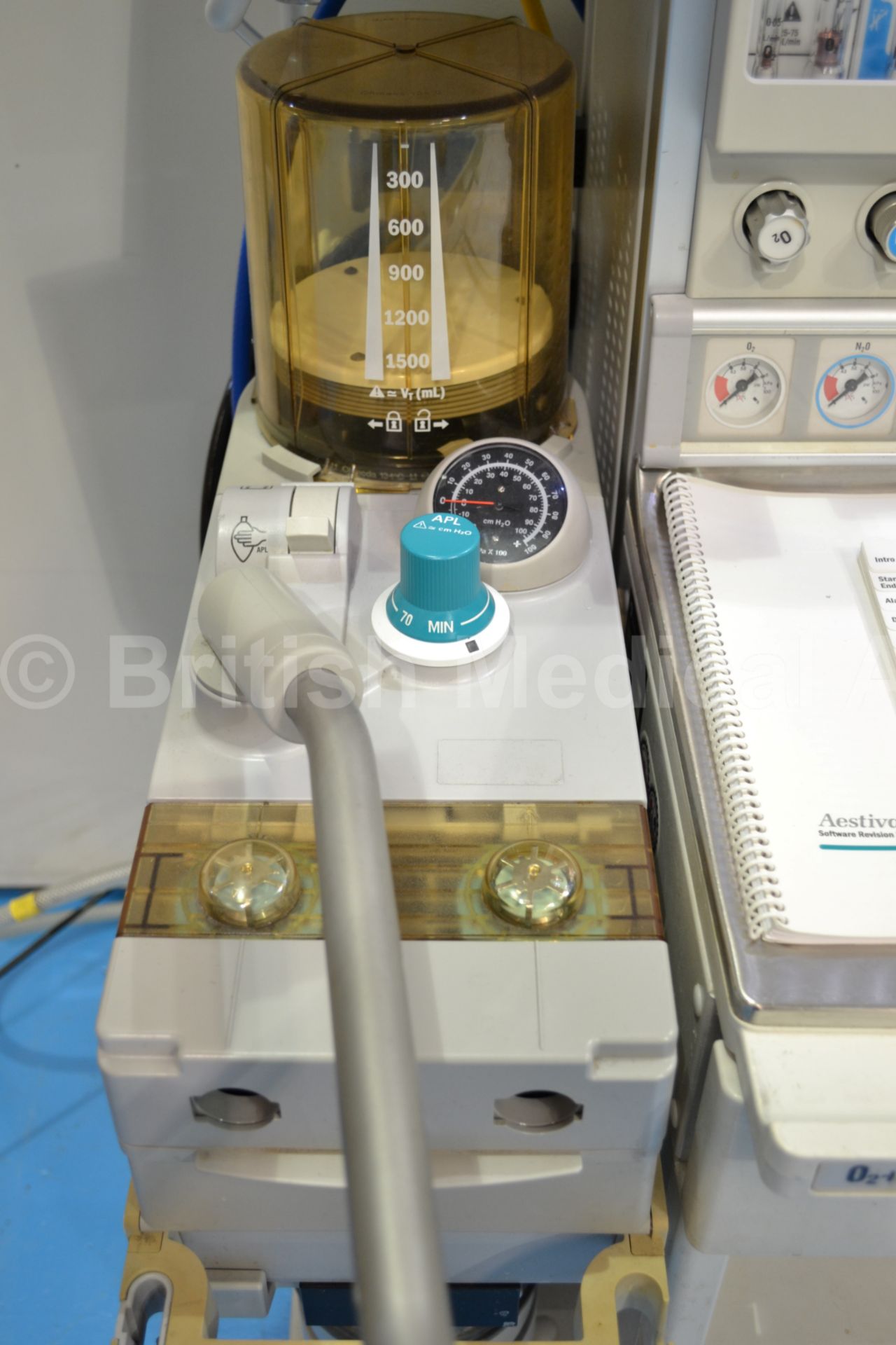 Datex Ohmeda Aestiva/5 Anaesthetic Trolley with Da - Image 6 of 7