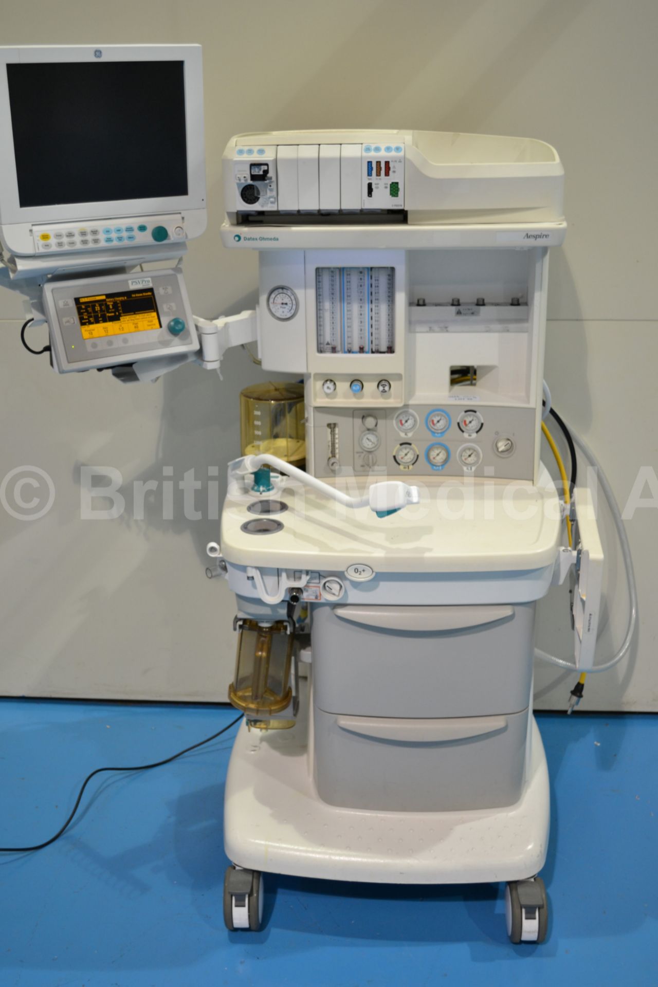 Datex Ohmeda Aespire Anaesthetic Trolley with GE U