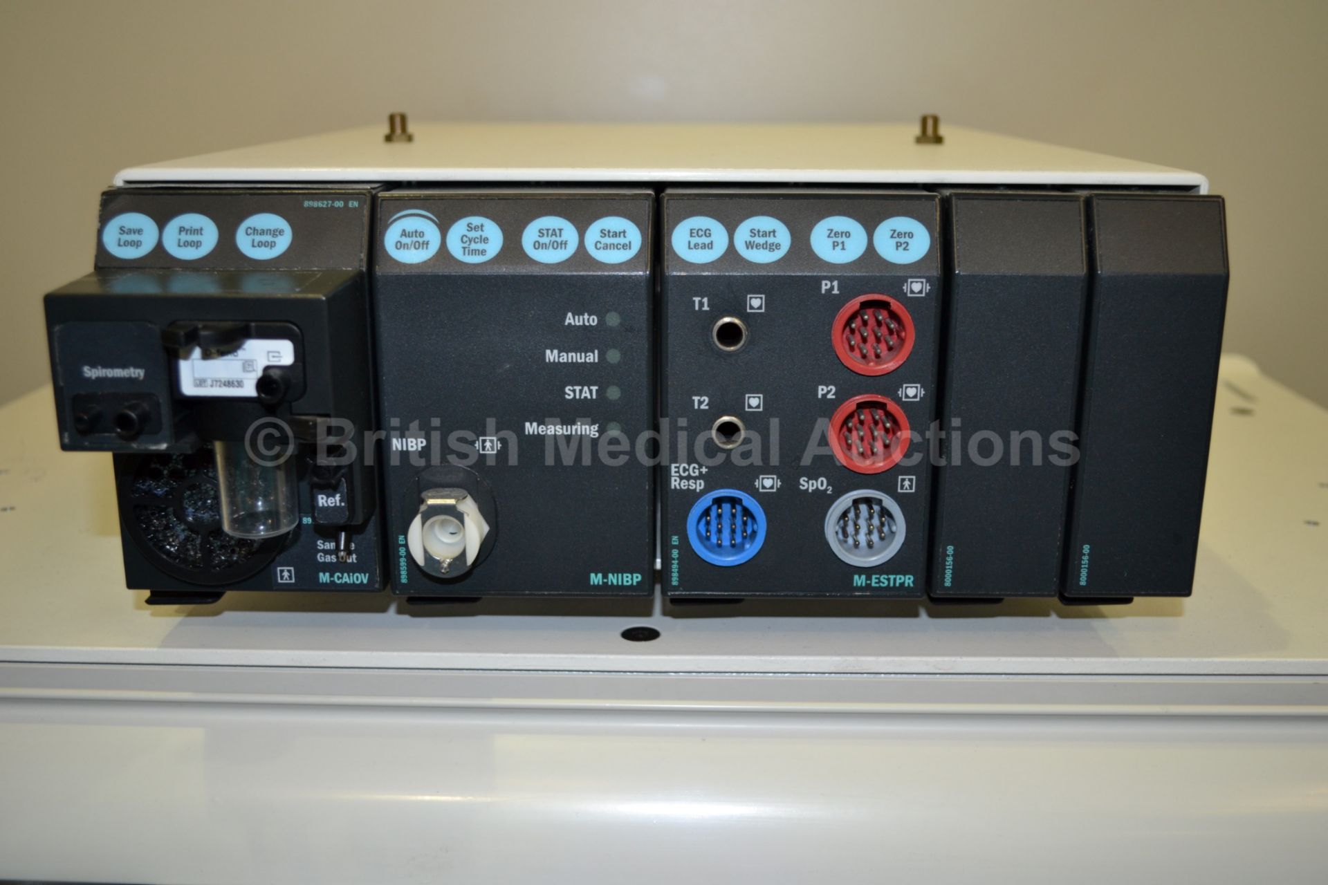 Datex Ohmeda Aestiva/5 Anaesthetic Trolley with Da - Image 3 of 7