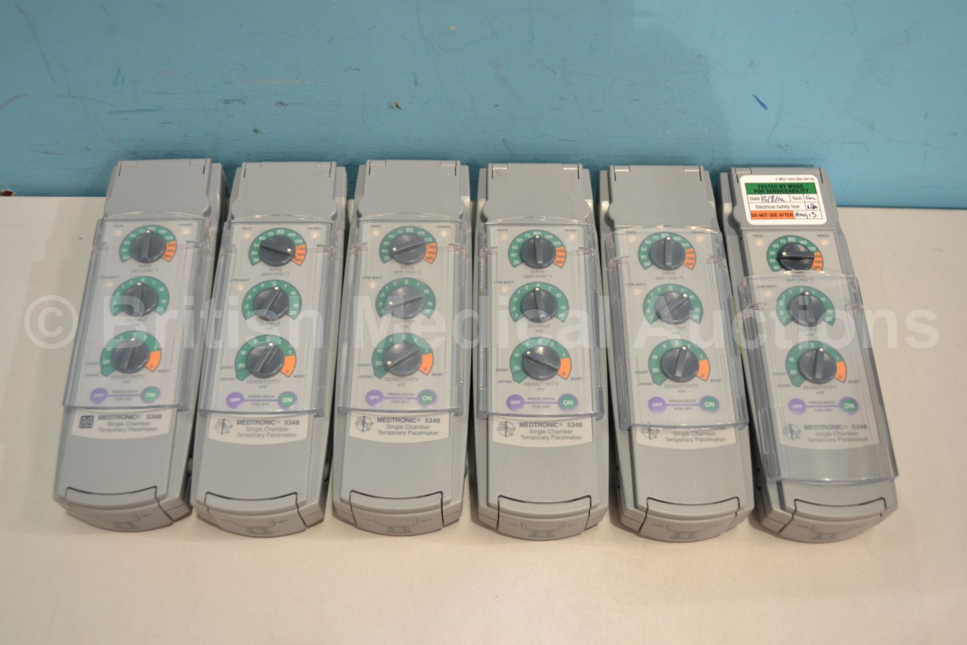 6 x Medtronic 5348 Single Chamber Temporary Pacema