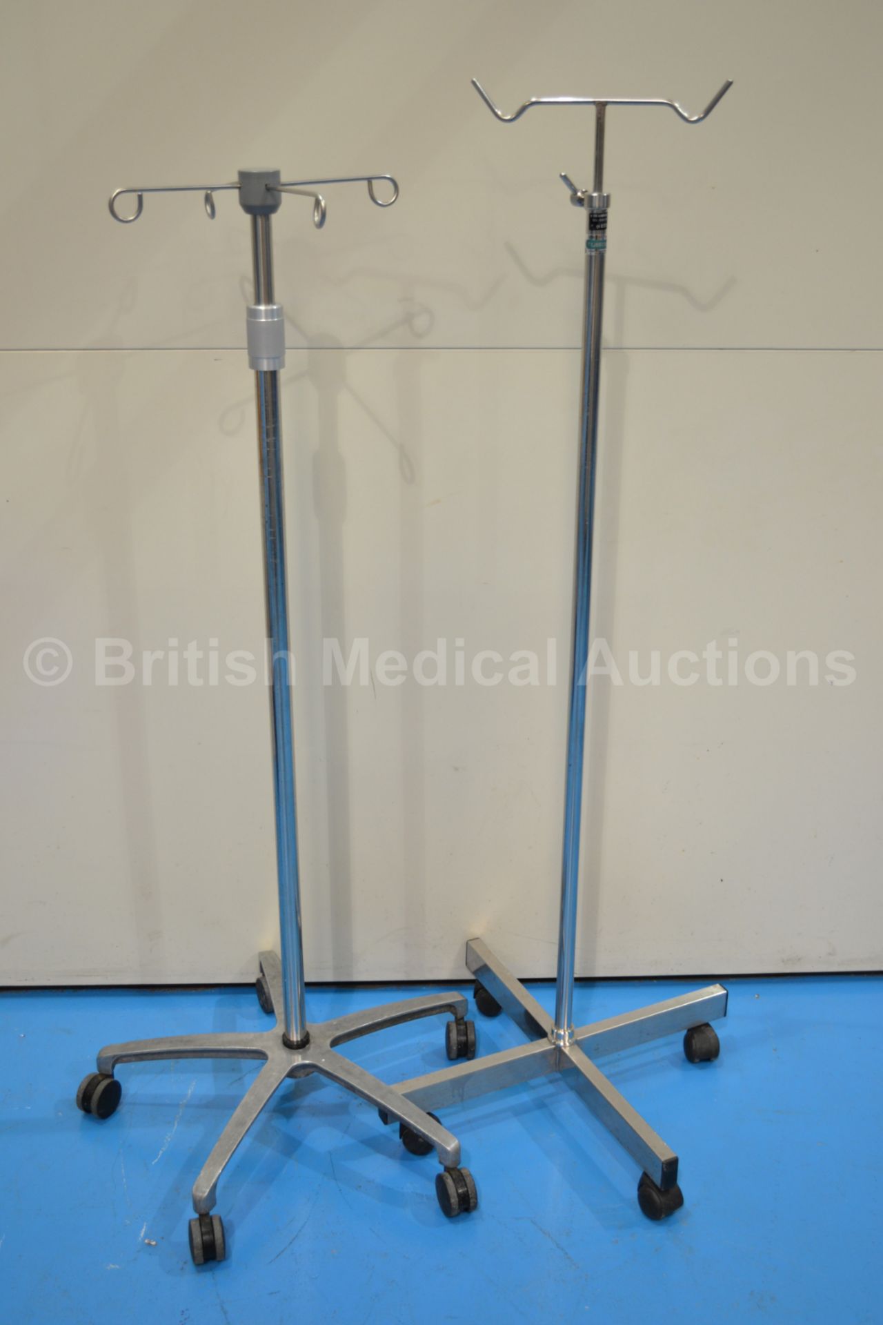 2 x Stainless Steel Drip Stands