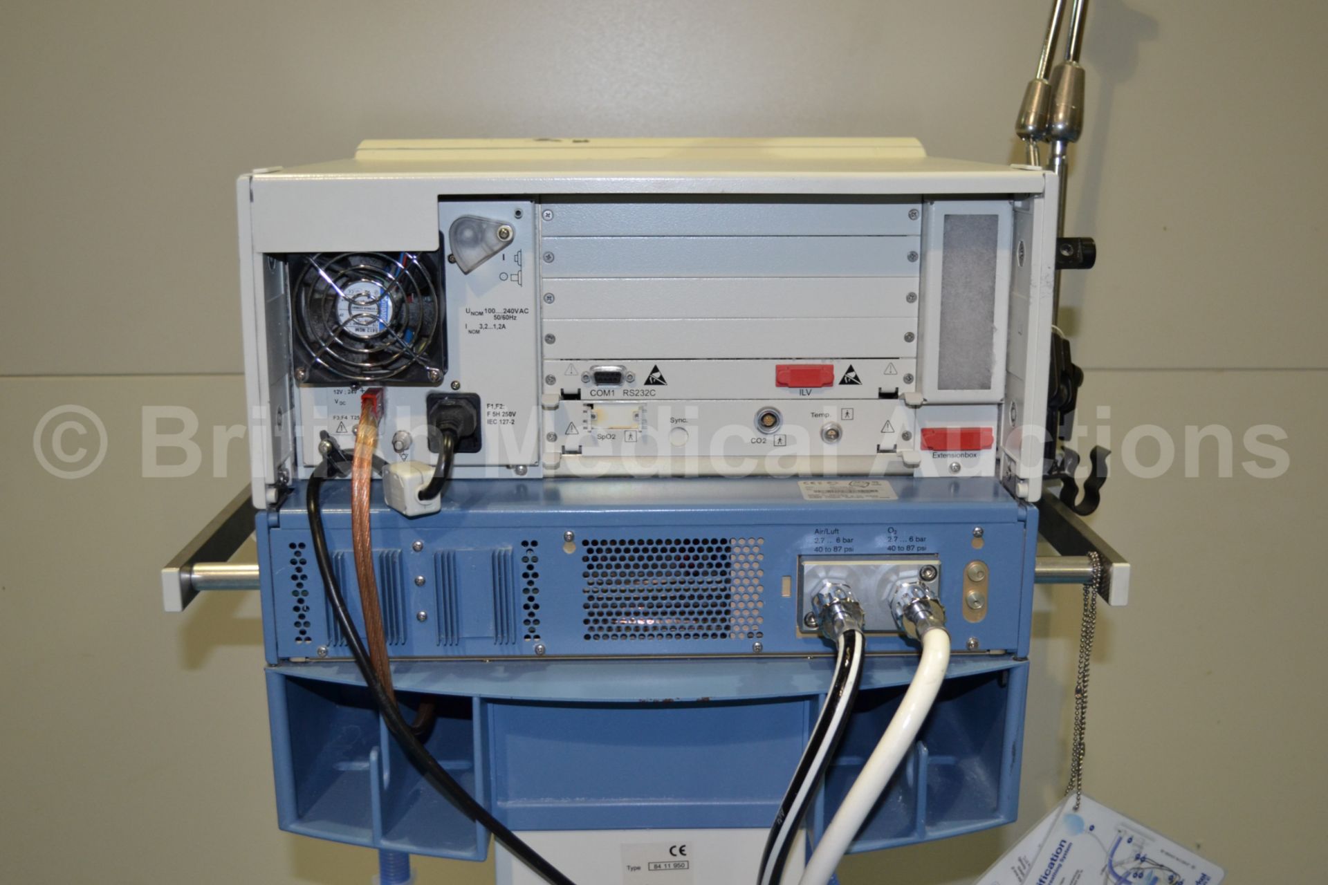 Drager Evita 4 Ventilator (Powers Up and Passes Se - Image 4 of 4