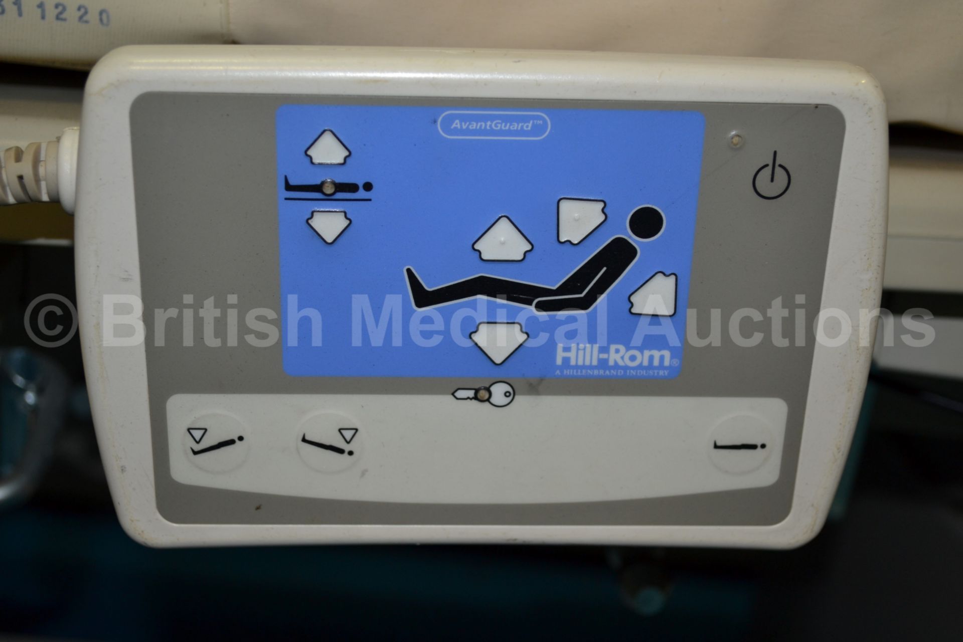Hill-Rom Electric Hospital Bed with Siderails, Hea - Image 2 of 3