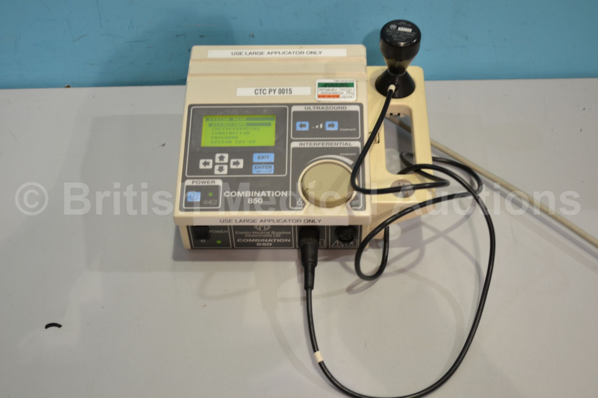 EMS Combination 850 Shortwave Therapy Unit with Tr