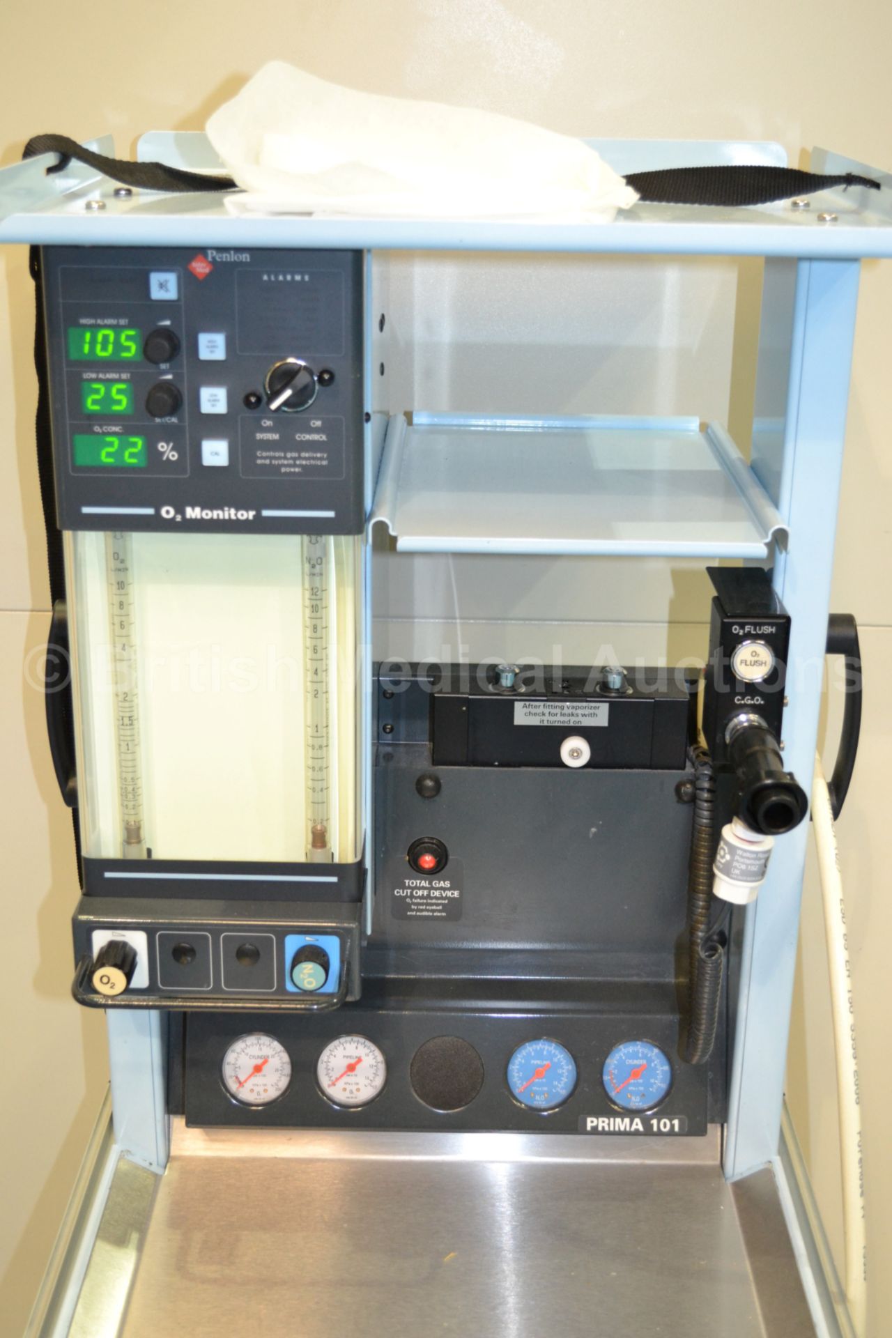 Intermed Penlon Prima 101 Anaesthetic Trolley (Pow - Image 2 of 2