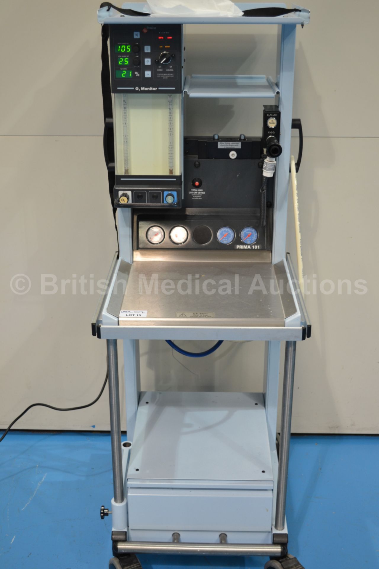 Intermed Penlon Prima 101 Anaesthetic Trolley (Pow