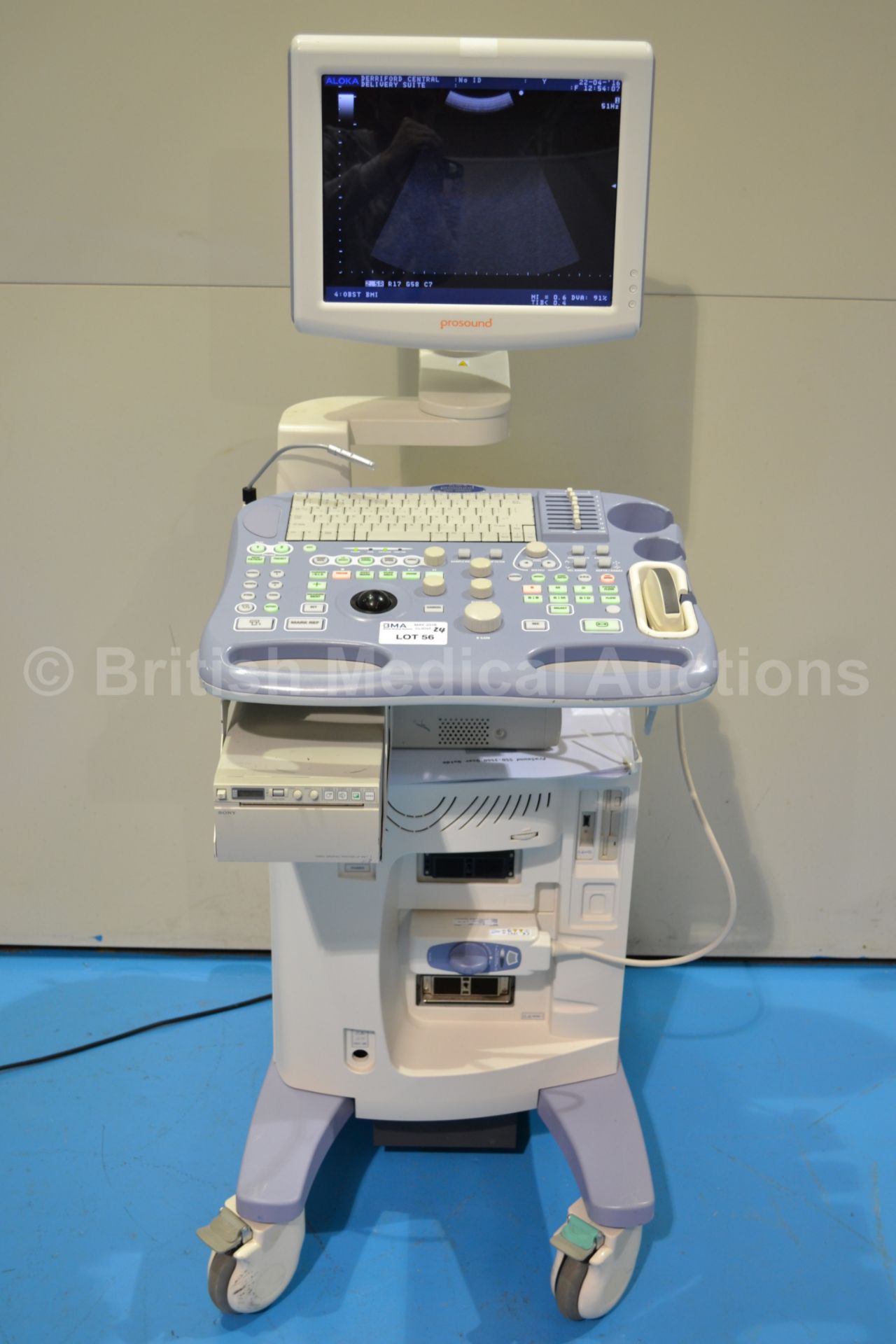 Aloka Prosound SSD-3500SX Ultrasound System with O