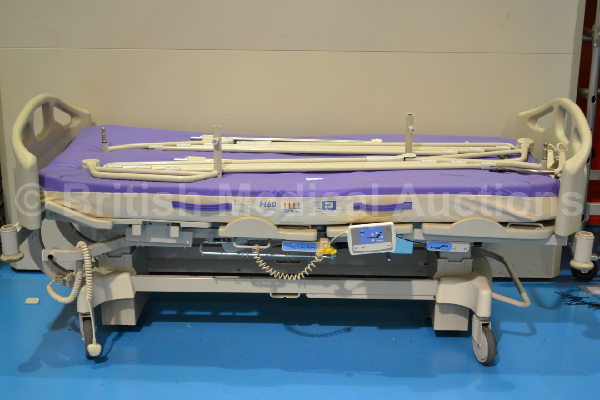 Hill-Rom Electric Hospital Bed with Siderails, Hea