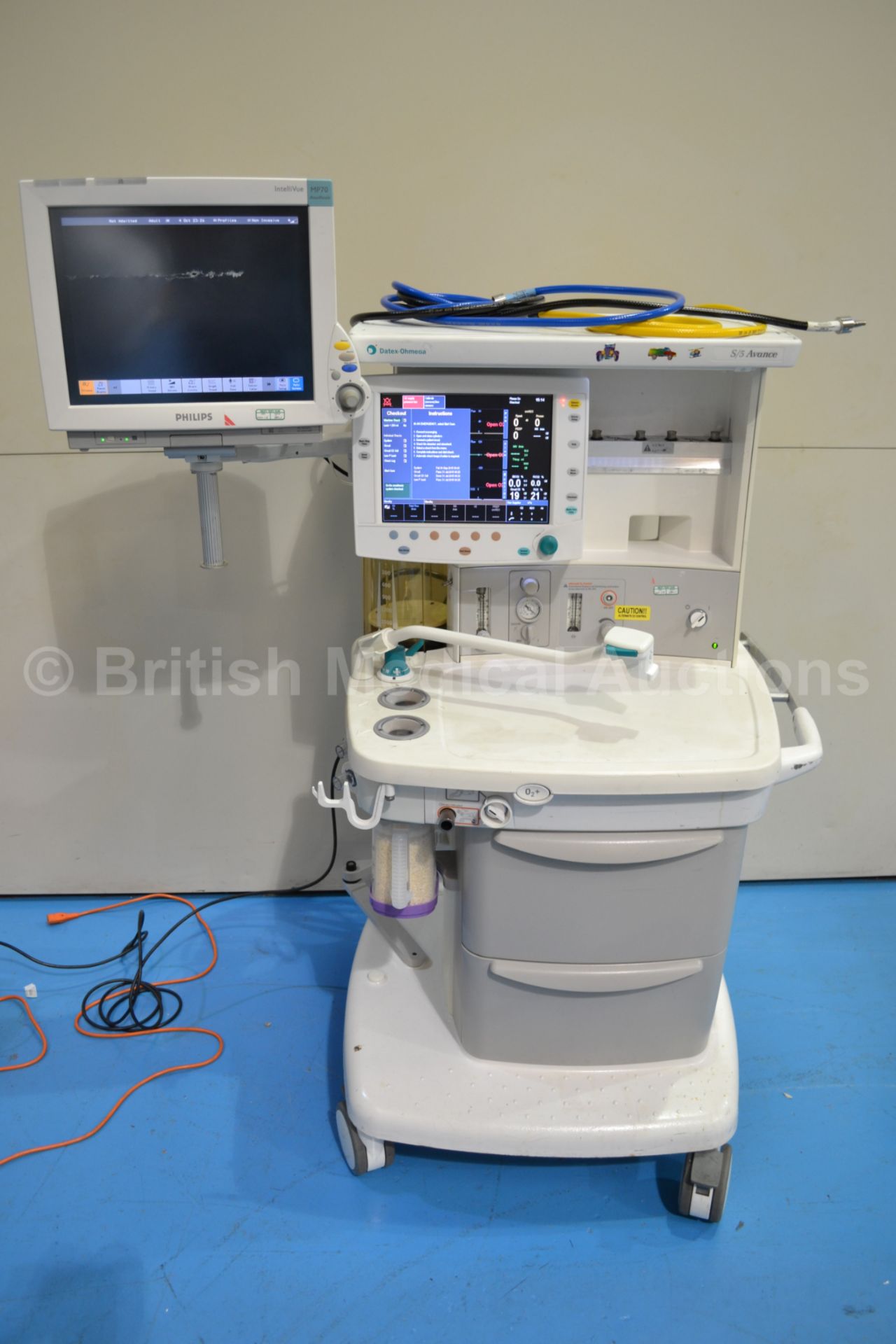 Datex Ohmeda S/5 Avance Anaesthesia System with Da