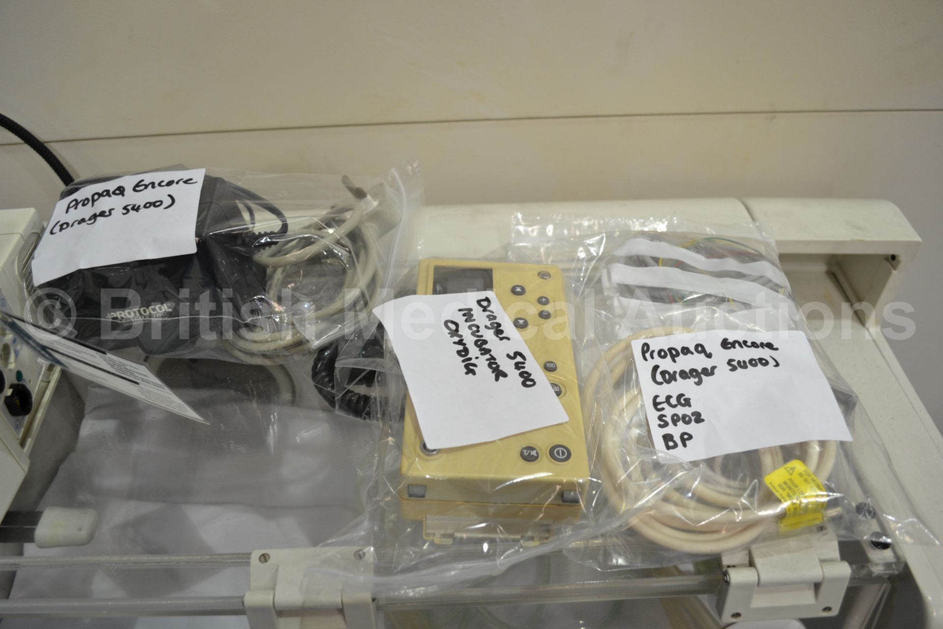 Drager Transport Incubator 5400 with Hoses, Drager - Image 5 of 5